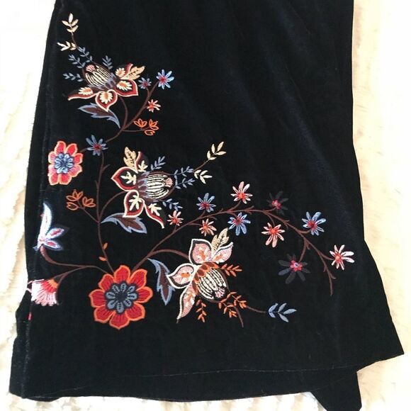 Beautiful velvet crop trousers - Picture 5 of 6